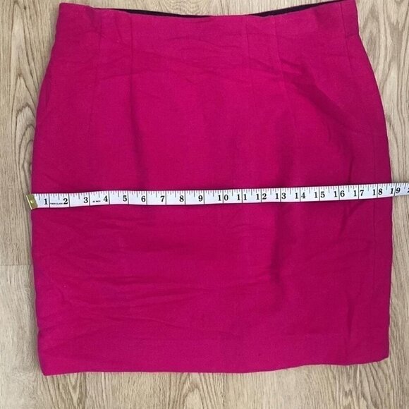 Y2K Vintage Lauren by Escada Wool Pencil Skirt 90s Minimalist - Picture 6 of 11